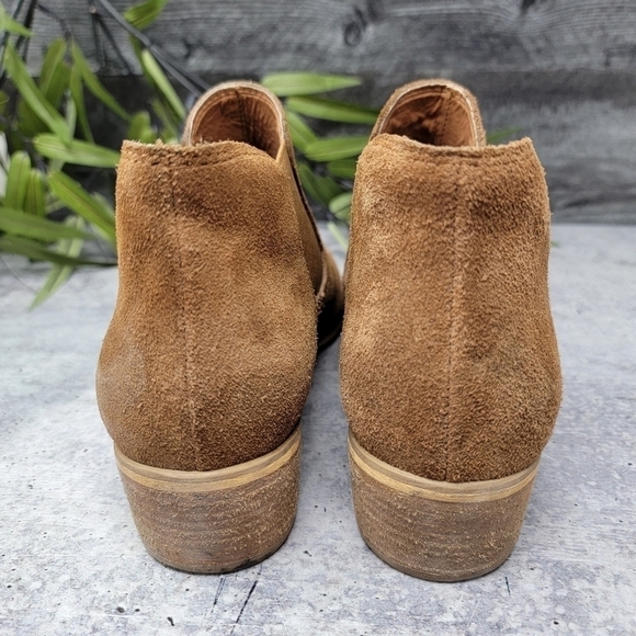 BP | Tan Suede Slip-On Ankle Booties Size 9 - Picture 7 of 10